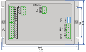 Схема HVR BCM-19